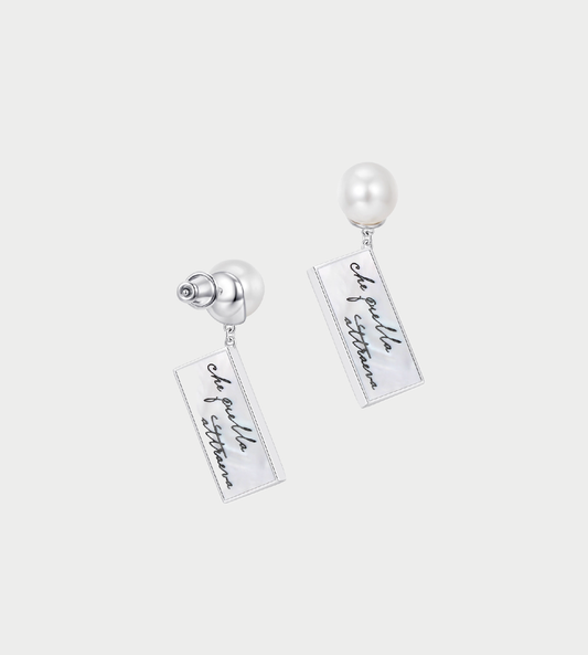 YVMIN - Envelope Double-sided Drop Earrings