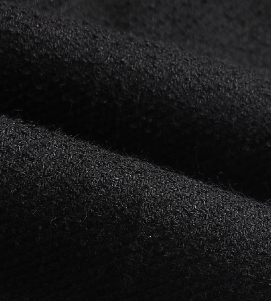 Textured Wool Skinny Pants Blk