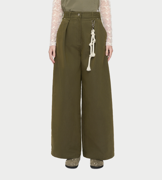 SONG FOR THE MUTE - Super Baggy Pant Army Green