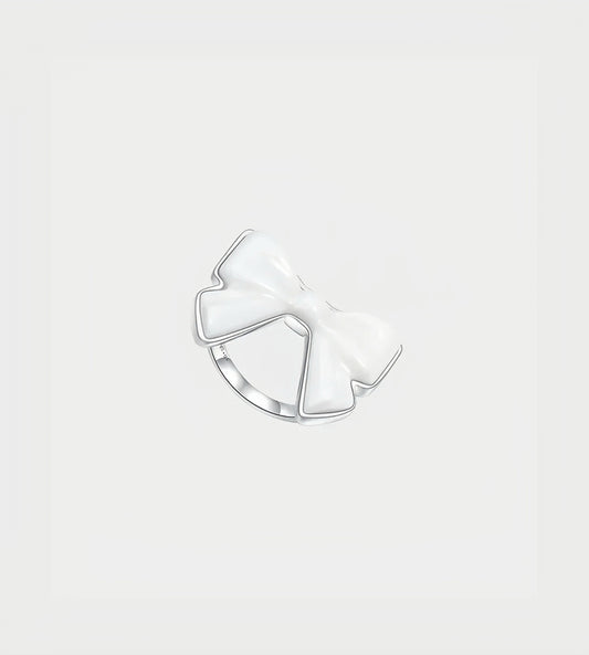 Shushu/Tong - Ceramic Bowknot Ring