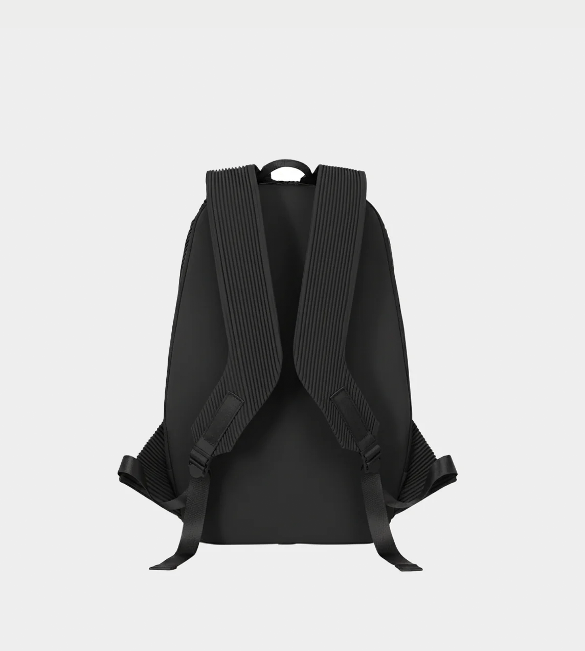 Pleats Backpack Blk