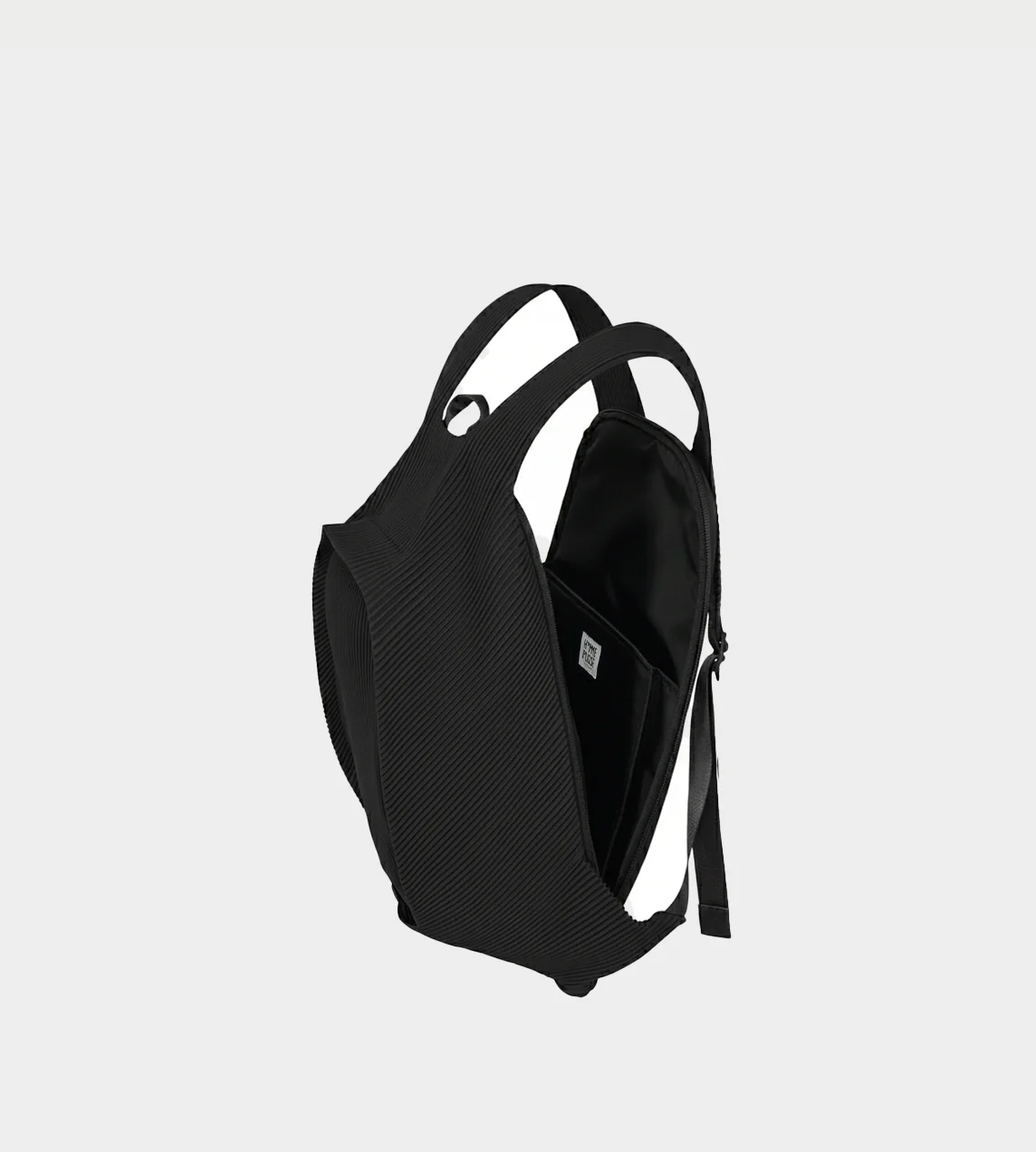 Pleats Backpack Blk