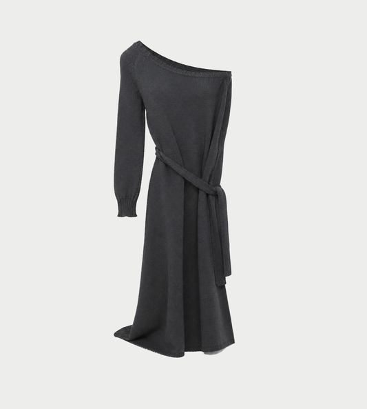 Rosetta Getty - One Shoulder Wrap Knit Tunic