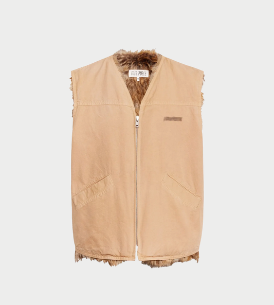MM6 MAISON MARGIELA - Faux FUR Reversible Vest