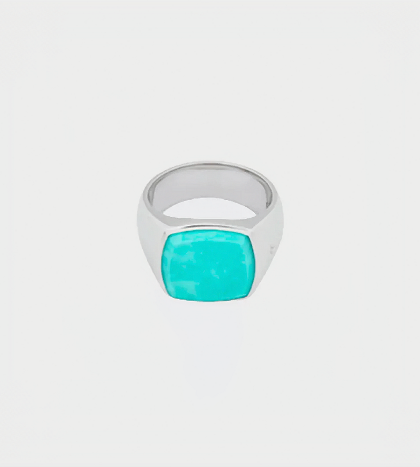 Tom Wood - Cushion Ring Turquoise