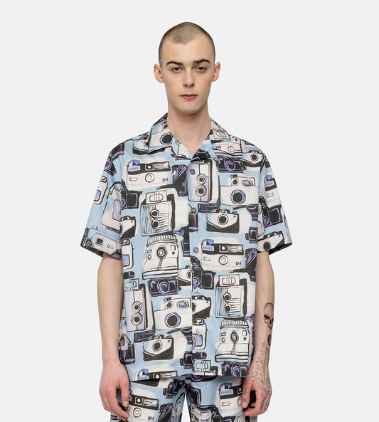 DAVI - S/S Camera Printed Shirt