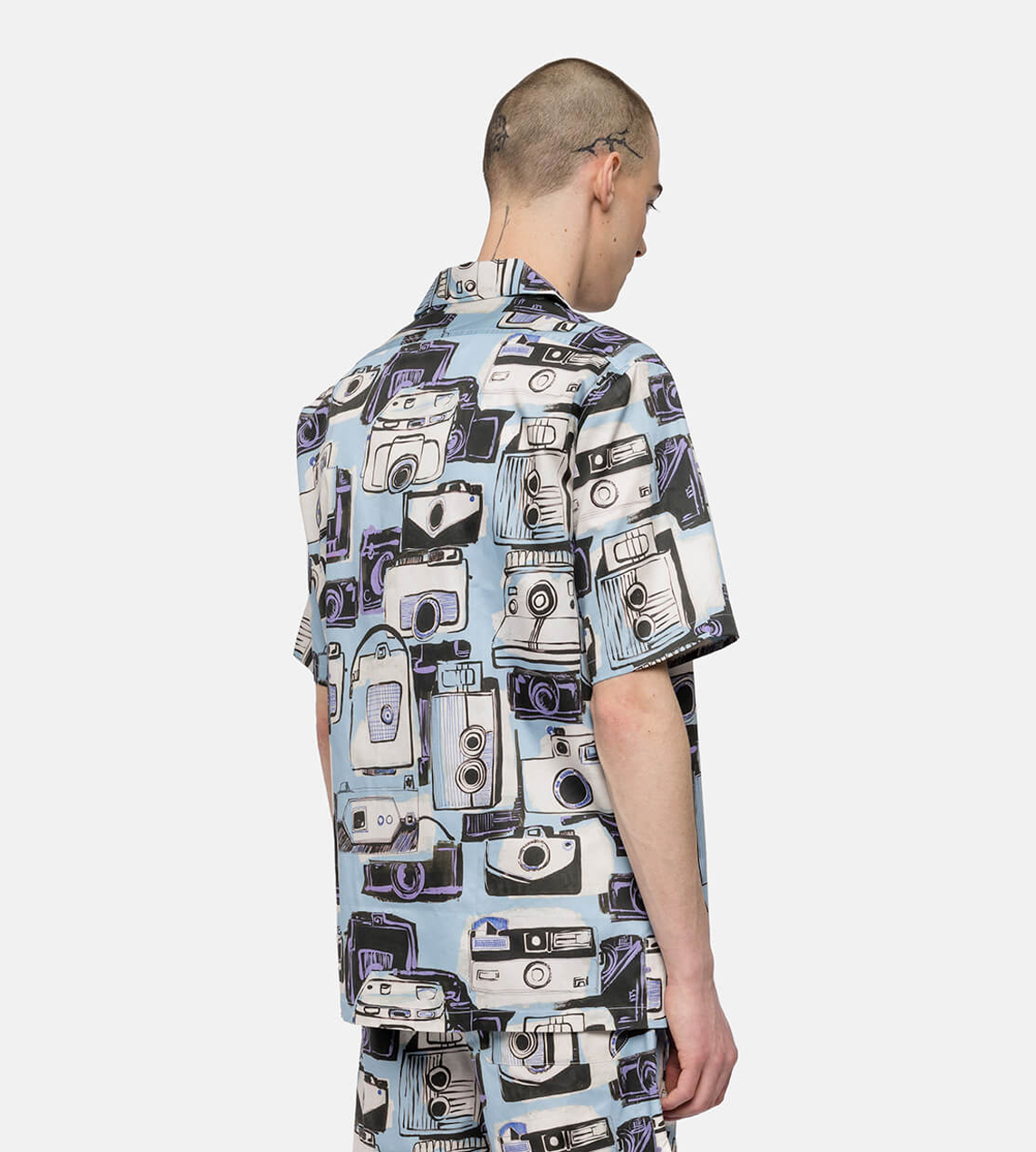 DAVI - S/S Camera Printed Shirt