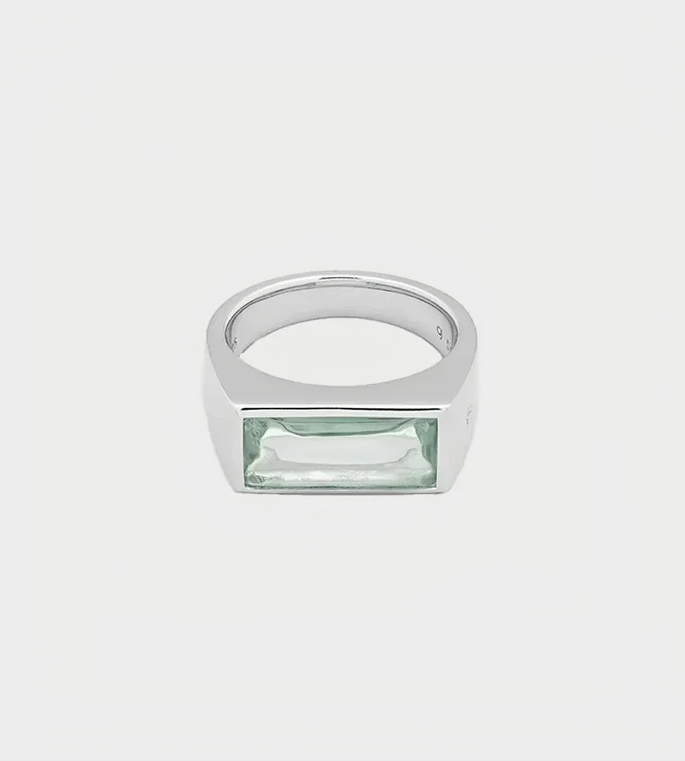 Tom Wood - Peaky Ring Green Quartz