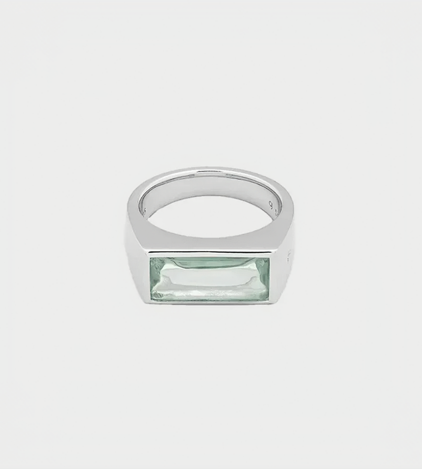 Tom Wood - Peaky Ring Green Quartz