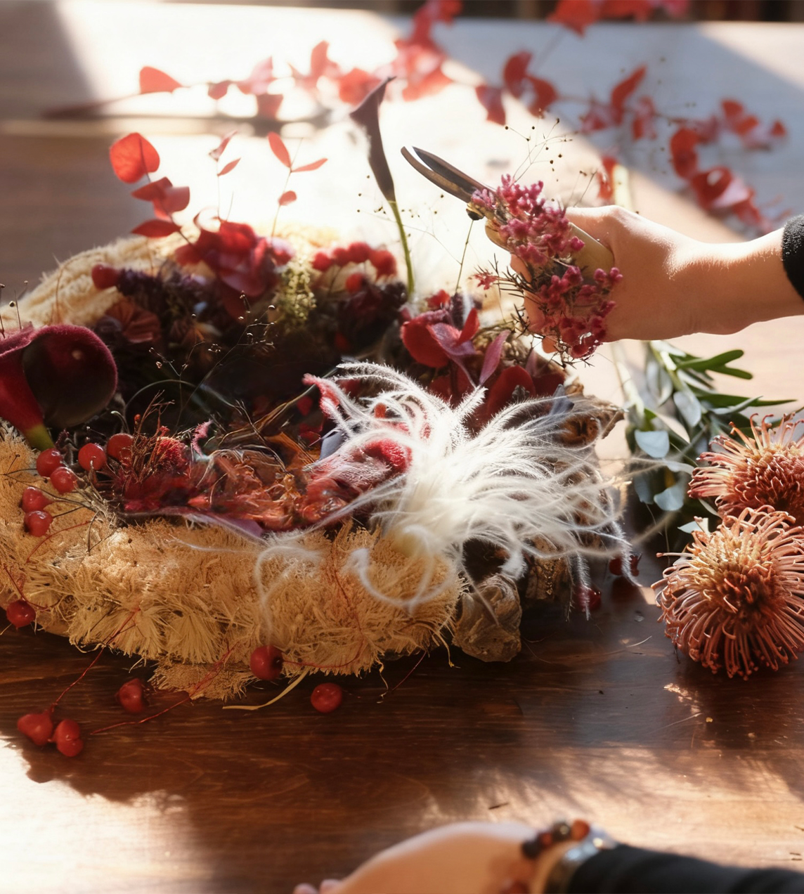 Floral Concept - Winter Decorative Wreath Workshop