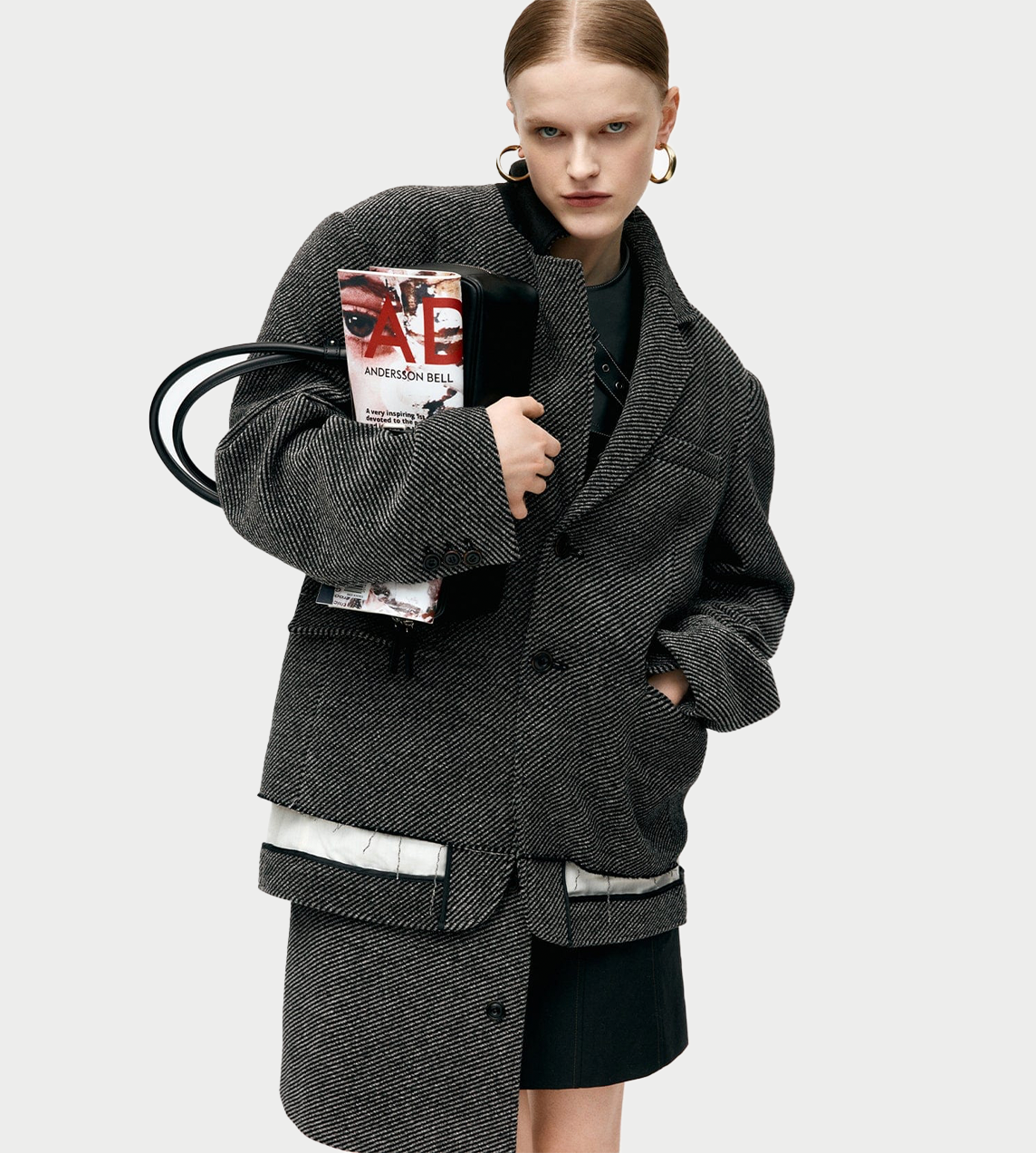 ANDERSSON BELL - Unisex Inside-out Jacket Grey