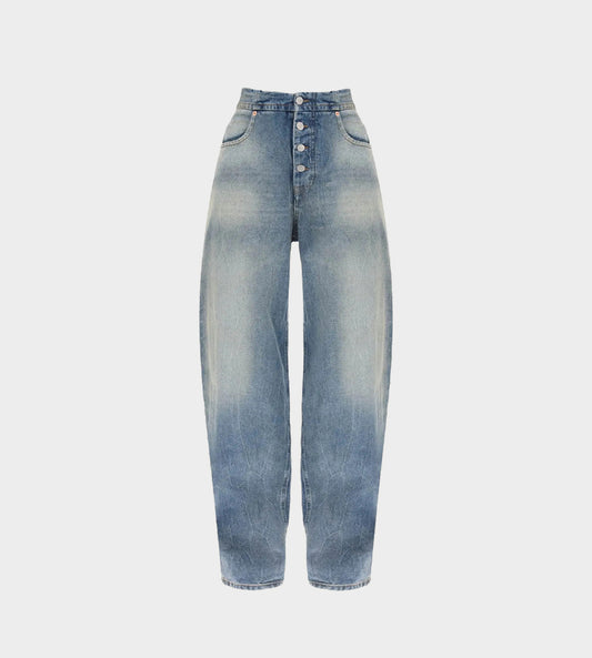 MM6 Maison Margiela - Antiqued Exposed Button Fly Jeans