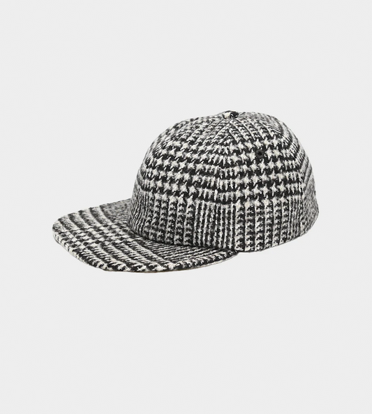 Kijima Takayuki - Wool Silk Plaid Hat Beige Tones