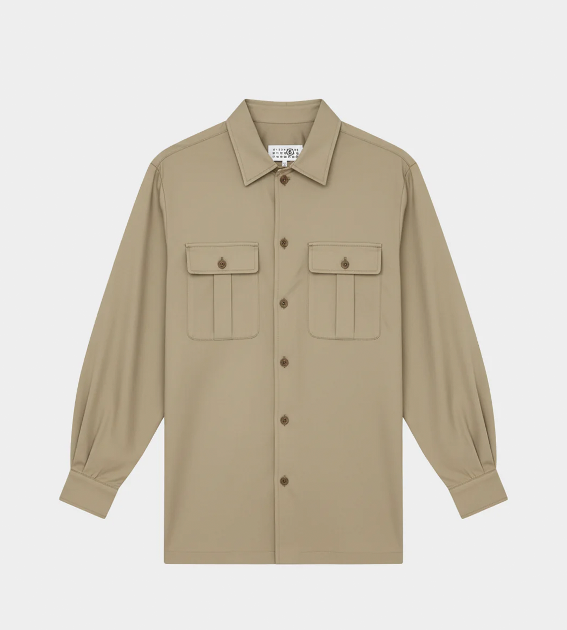 MM6 MAISON MARGIELA - Mini Dress Shirt Beige