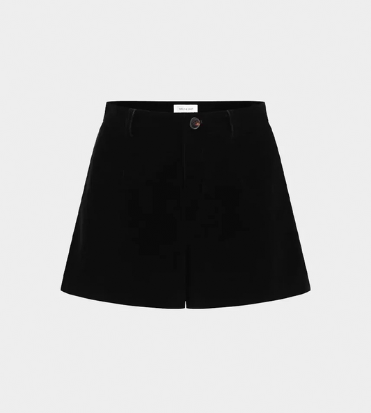INTO THE EAST - Velvet Shorts Blk