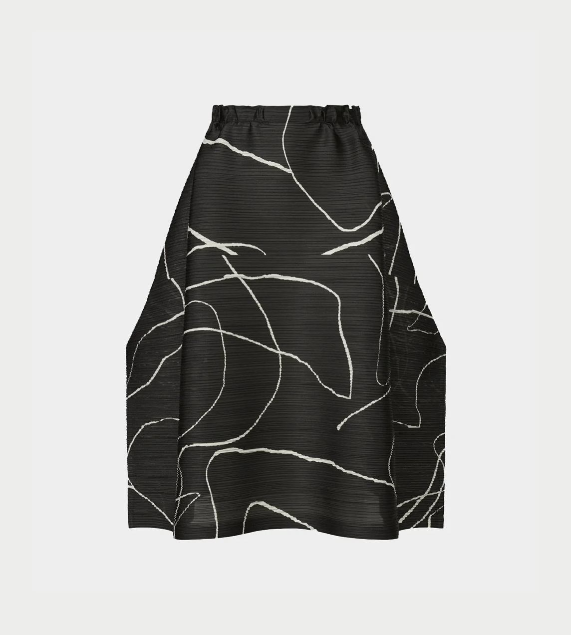 PLEATS PLEASE ISSEY MIYAKE - Pause Bounce Skirt Blk