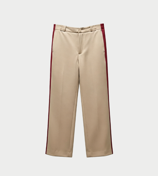 sies marjan - Orion Pressed Wool Side-Stripe Pant
