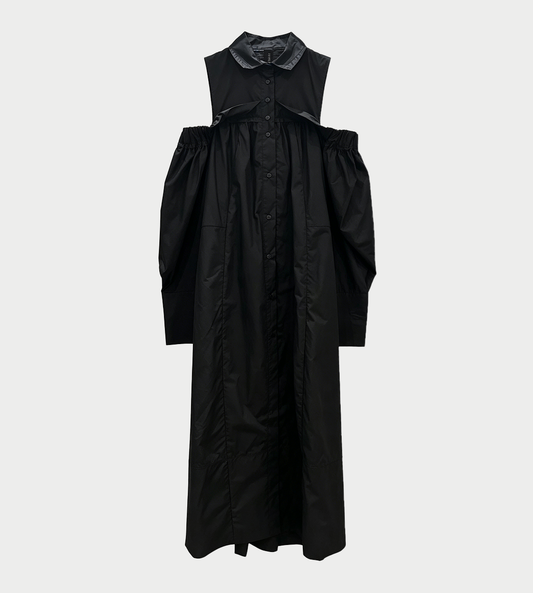 GIOVANNI CAVAGNA - Shirt Dress Black