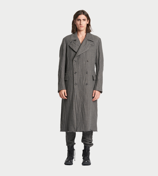 MASNADA - Double-breasted Coat Grey