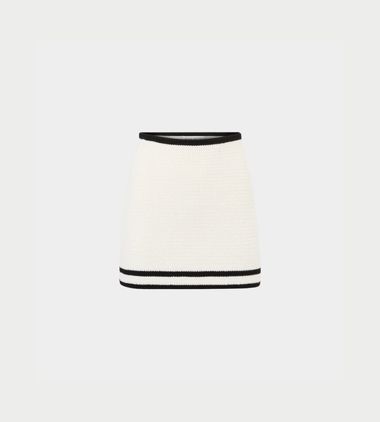 Nina Ricci - Mini Skirt In Tweed White
