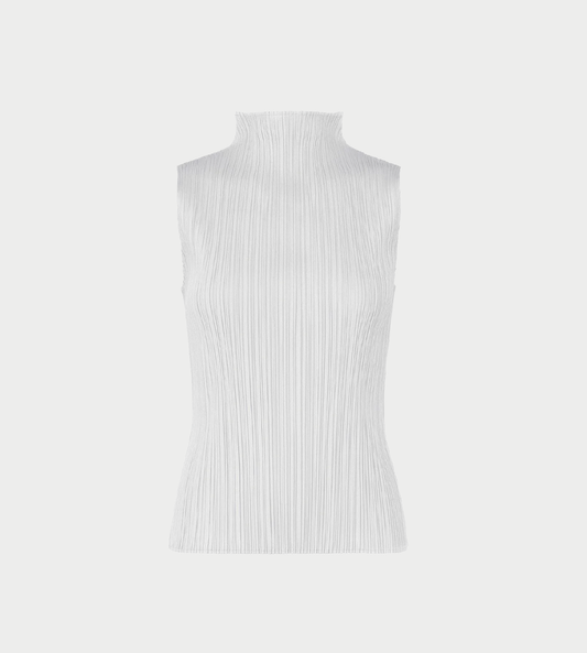 PLEATS PLEASE ISSEY MIYAKE - Basic Pleated Pullover Lt. Grey