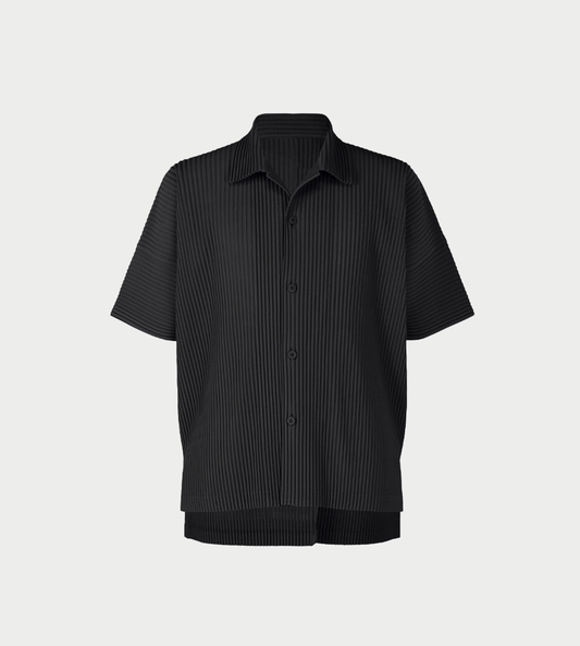 HOMME PLISSE ISSEY MIYAKE - MC Button-up Short Sleeve Shirt Blk