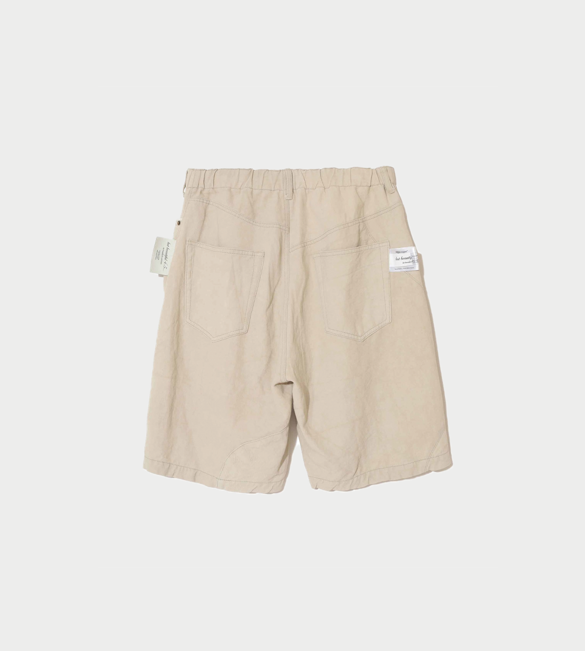 UNDERCOVER - Linen-blend Cotton Shorts Lt. Beige