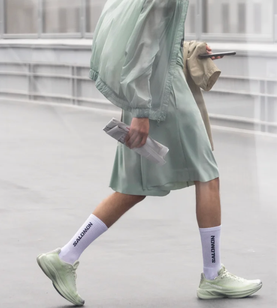 MM6 Maison Margiela  - Spectur 2 MM6 x Salomon Sneaker Mint