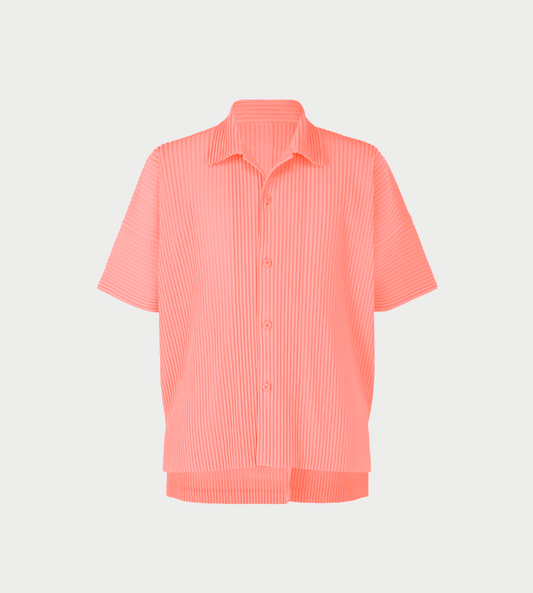 HOMME PLISSE ISSEY MIYAKE - MC Button-up Short Sleeve Shirt Pink