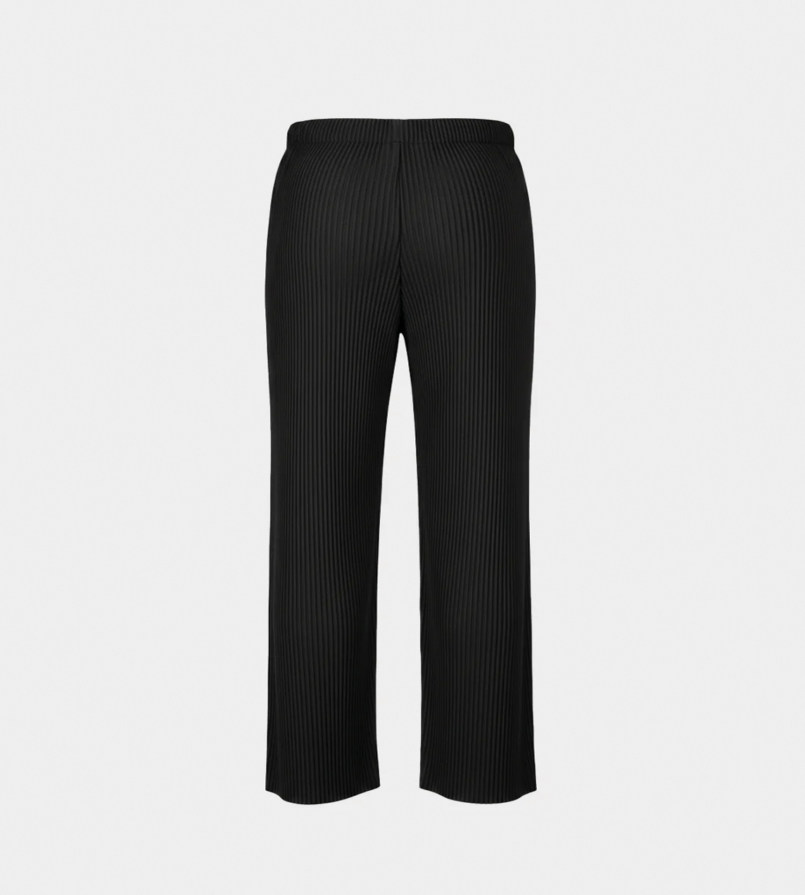 HOMME PLISSE ISSEY MIYAKE - Straight-leg Pleated Trousers Blk