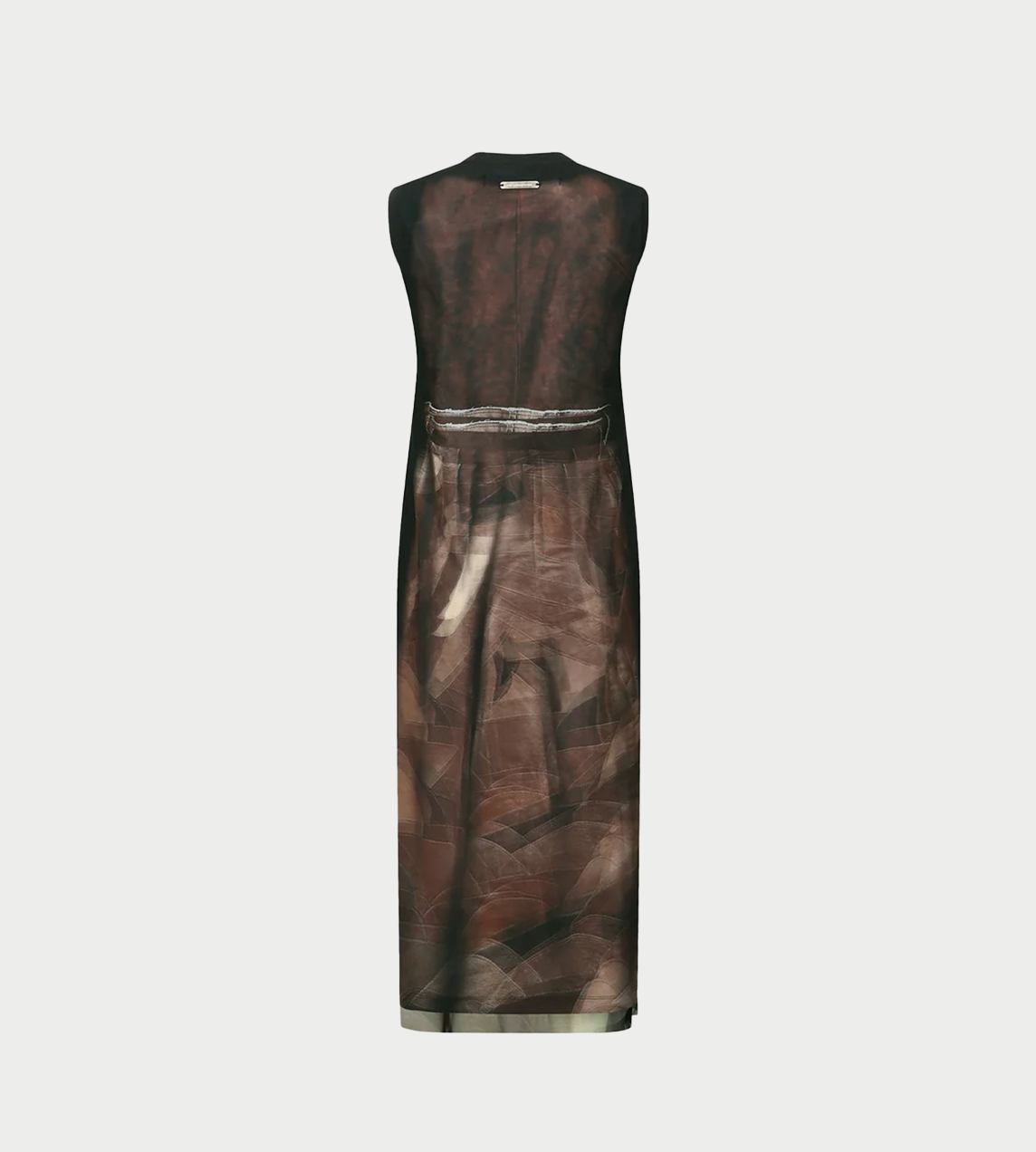 ANDERSSON BELL - Trench-coat-printed Dress Blk