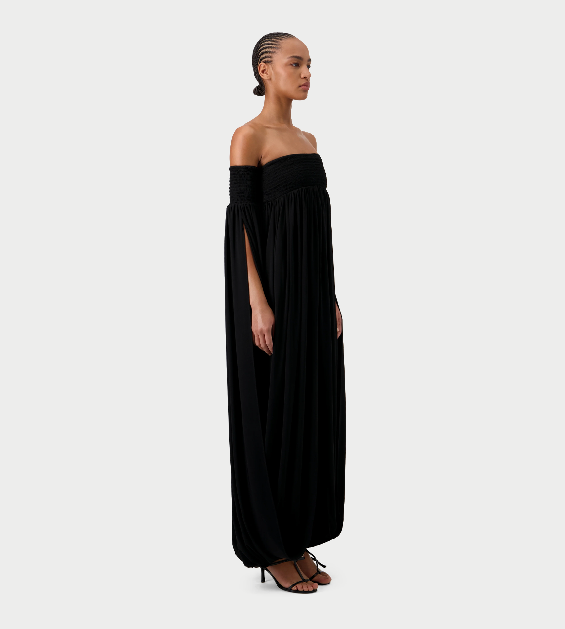 All-in-one Smock Dress Blk