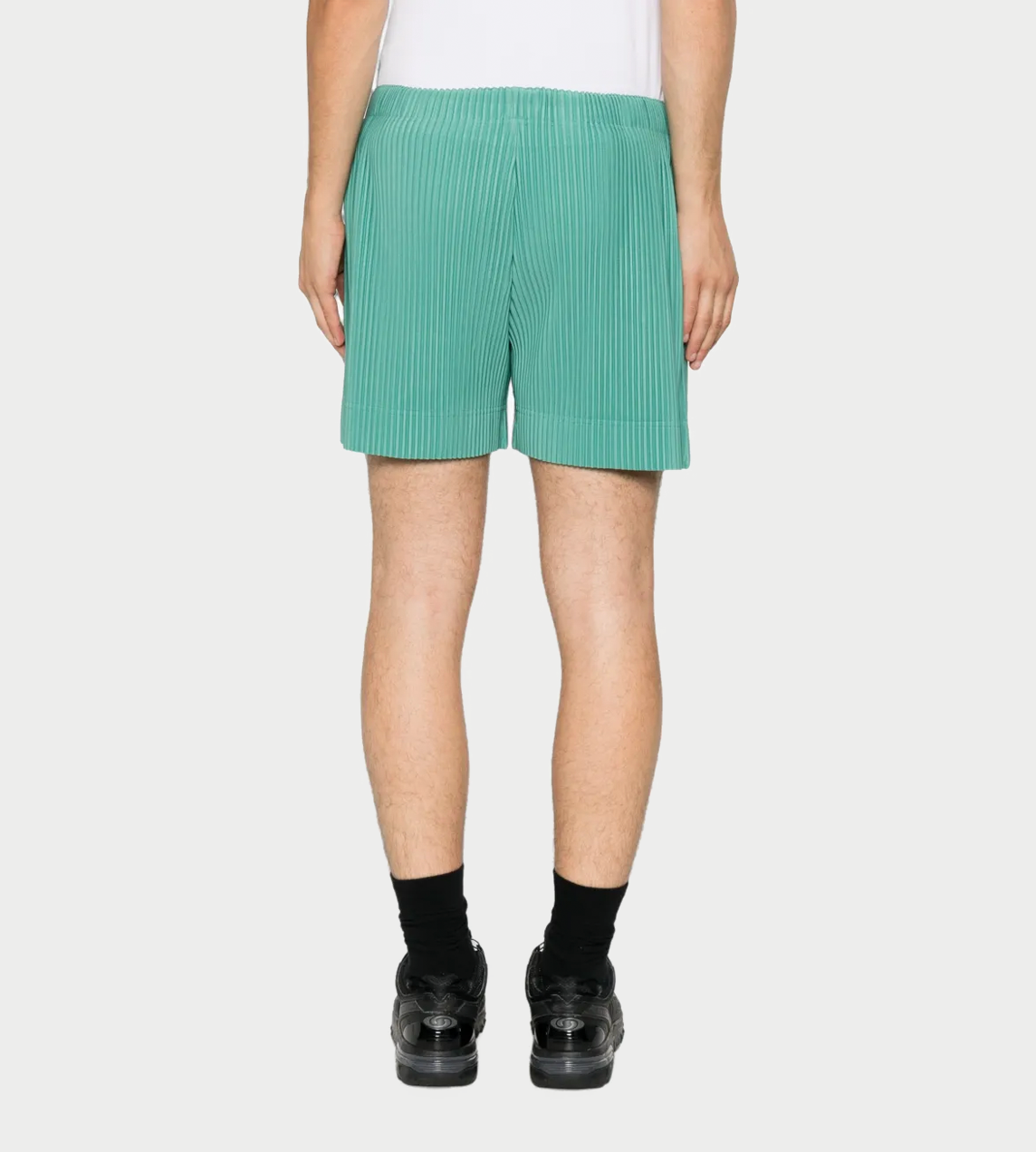 MC Pleated Shorts Storico Post Green