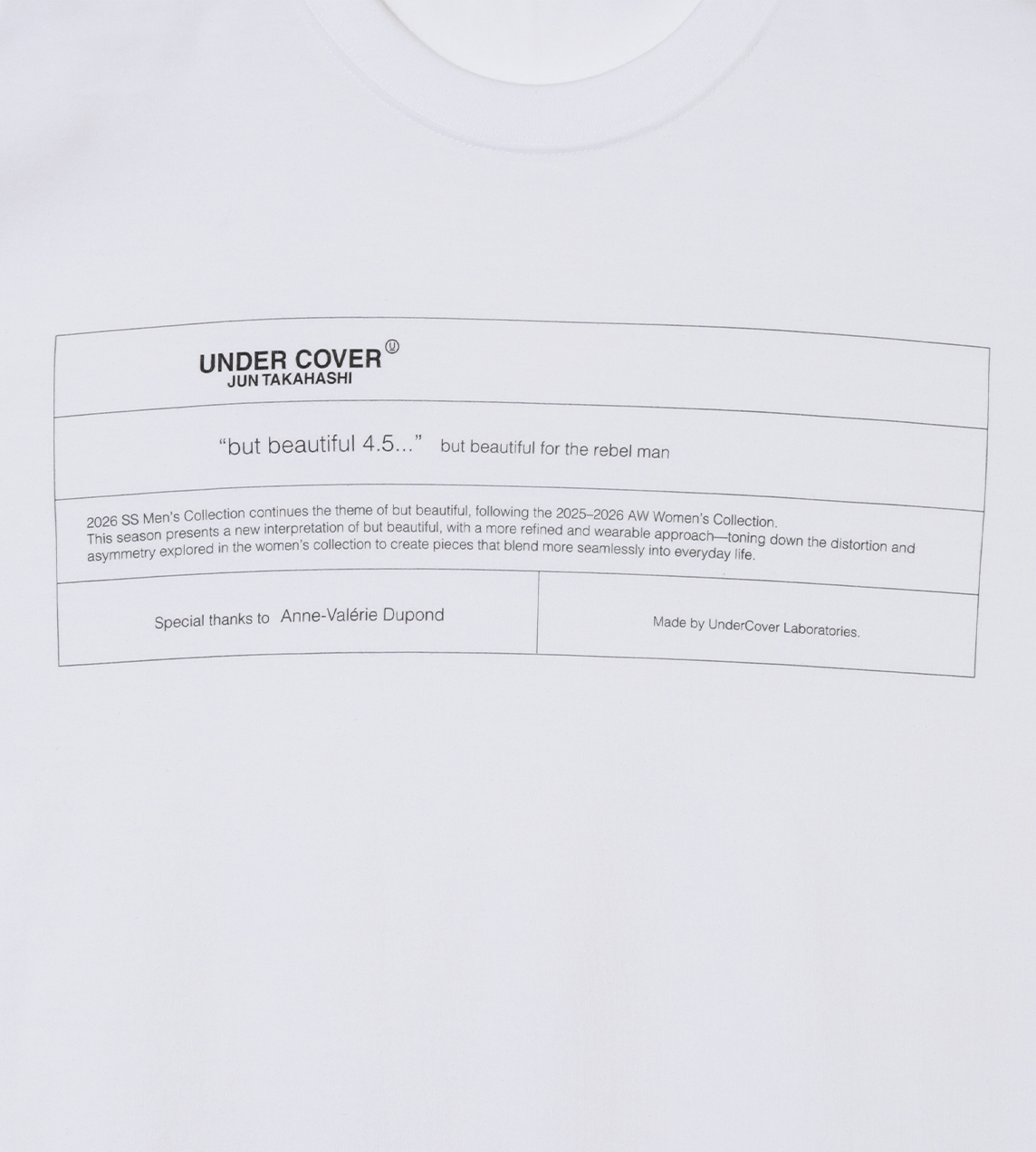 UNDERCOVER - Graphic T-Shirt White