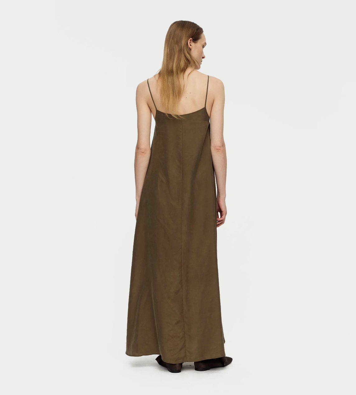 RUOHAN - Evia Slip Dress Olive