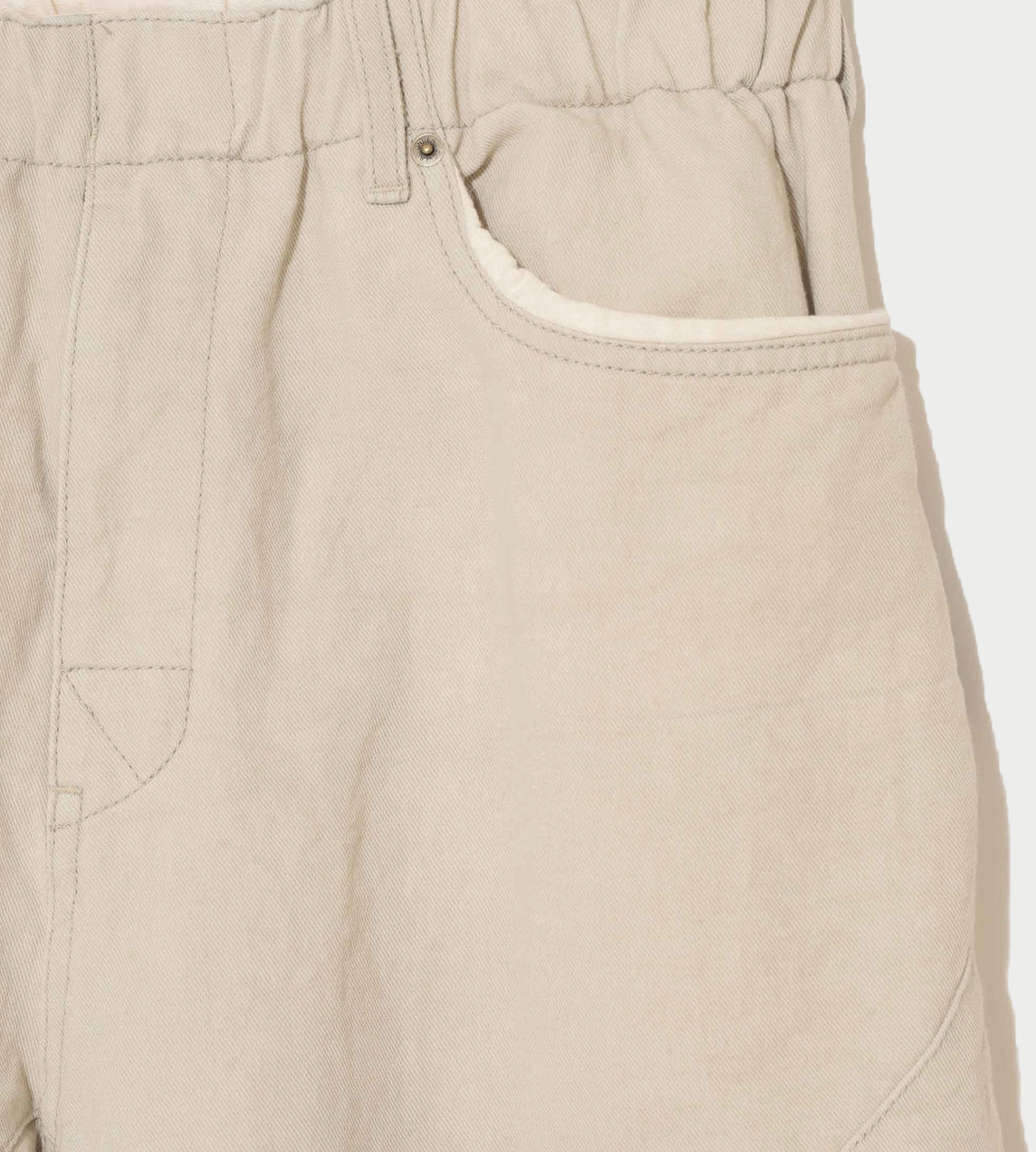 Linen-blend Cotton Shorts Lt. Beige
