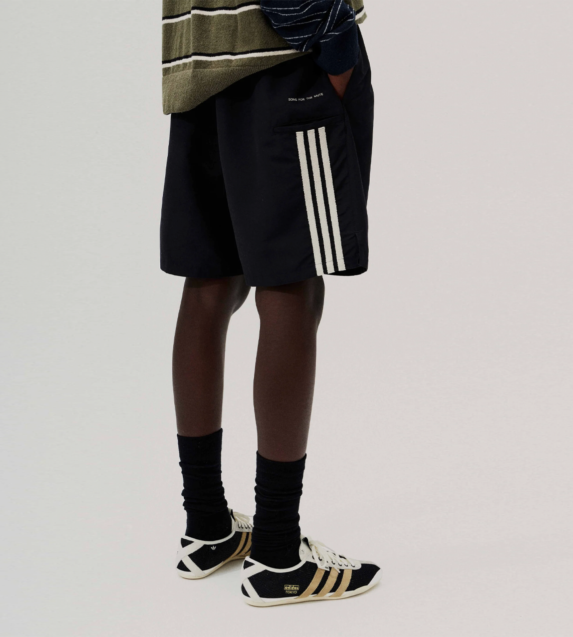 SONG FOR THE MUTE - SFTM x ADIDAS 007 Shorts Black