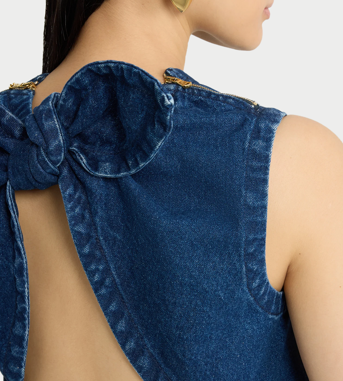 PATOU - Scarf Top  Ink Blue