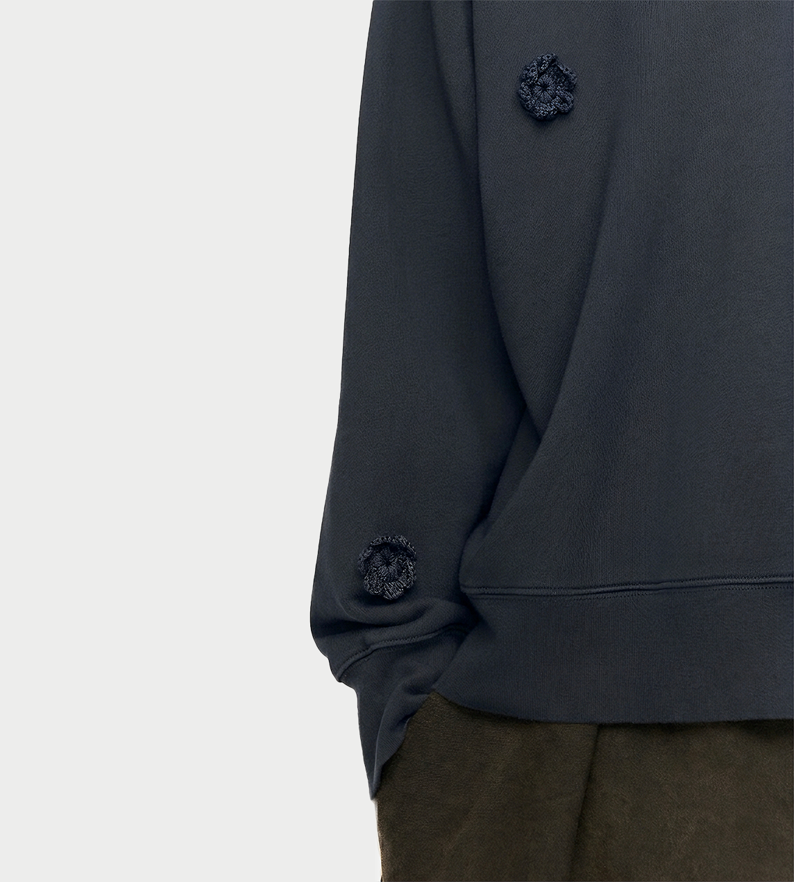 "Daisy" Quarter Zip Jumper Navy