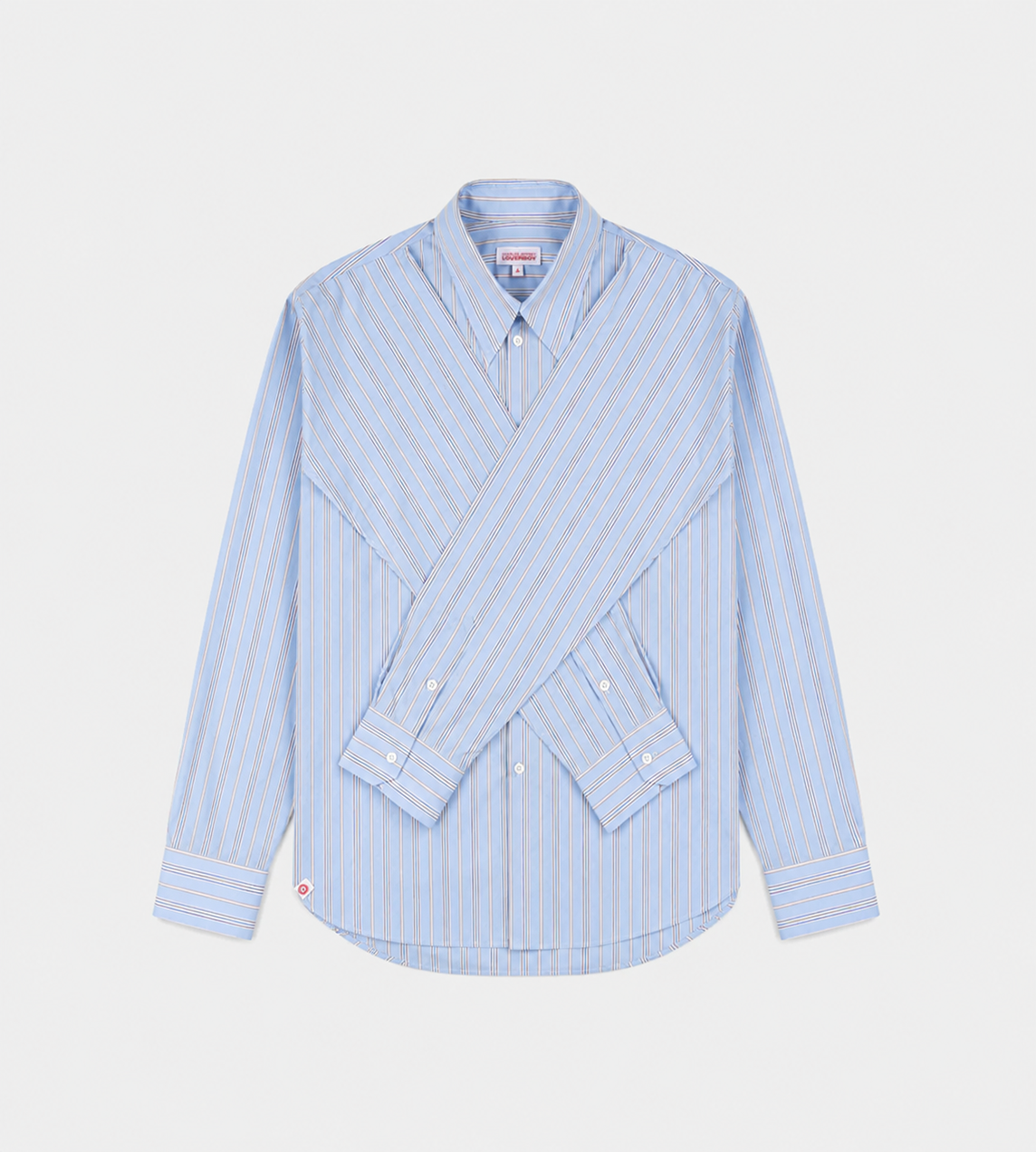 CHARLES JEFFERY LOVERBOY - Hold me shirt In Blue Stripe