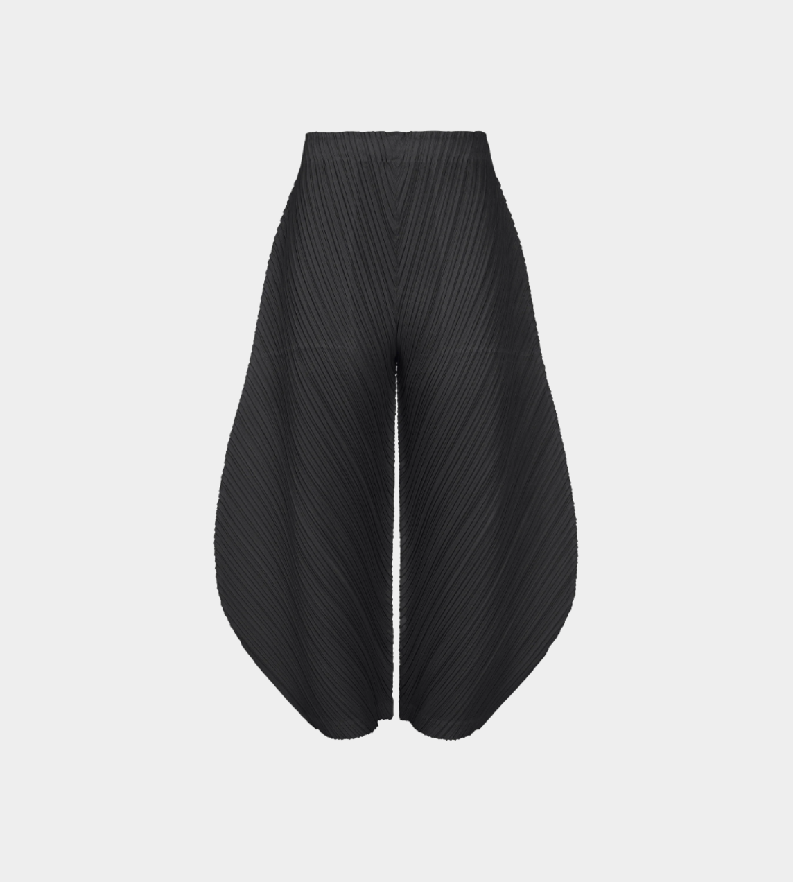 PLEATS PLEASE ISSEY MIYAKE - Thicker Pleated Cocoon Pants Blk