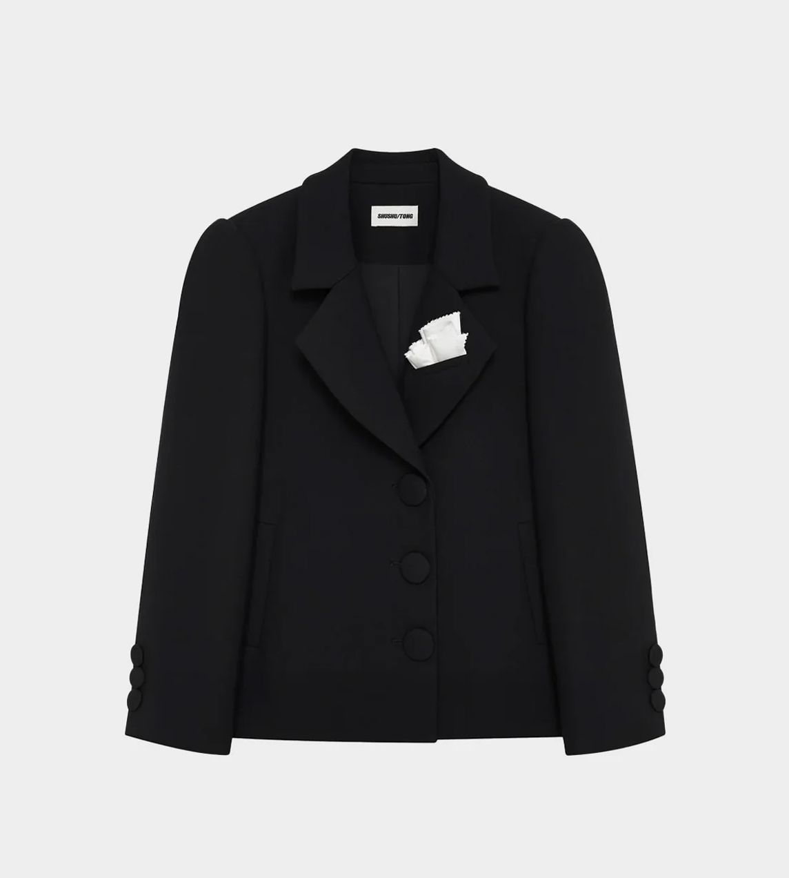 SHUSHU TONG - Oversized Suit Jacket Blk