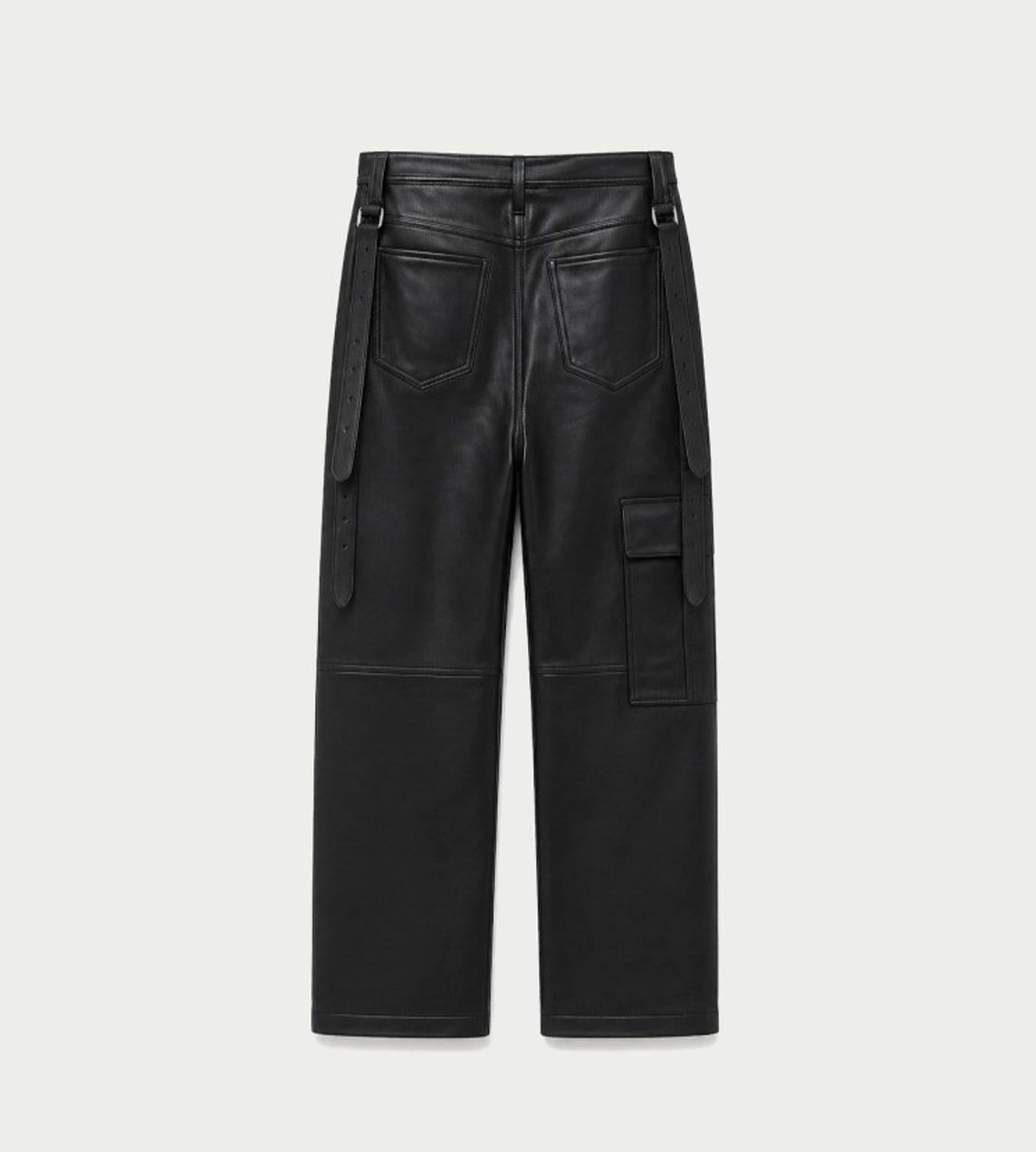 SYSTEM - Leather Cargo Pants