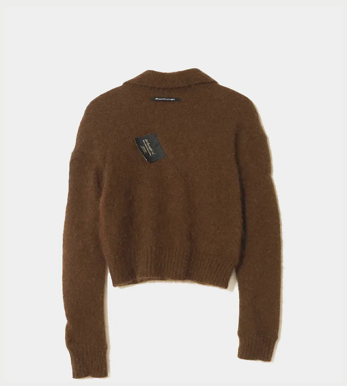 UNDERCOVER - Knitted Polo Brown