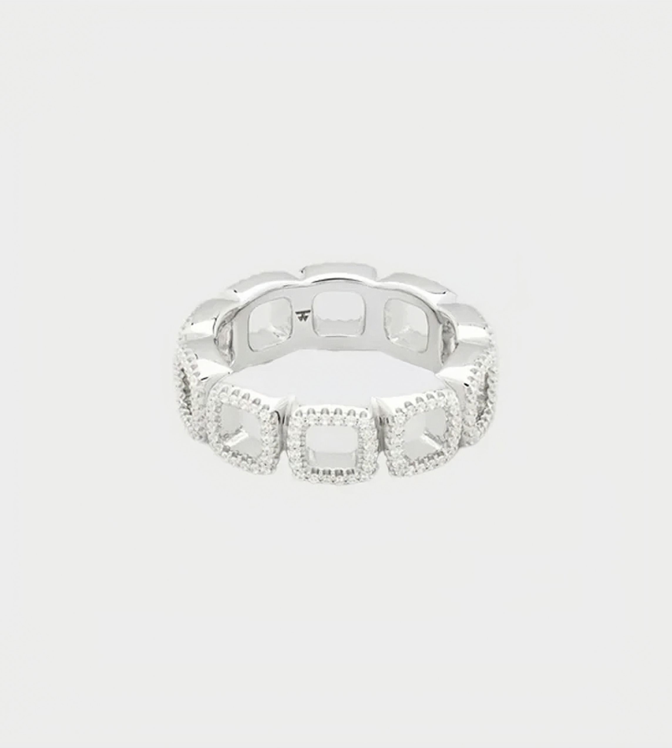 Tom Wood - Cushion Band Open Zirconia
