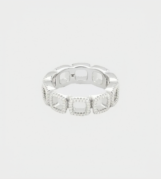 Tom Wood - Cushion Band Open Zirconia