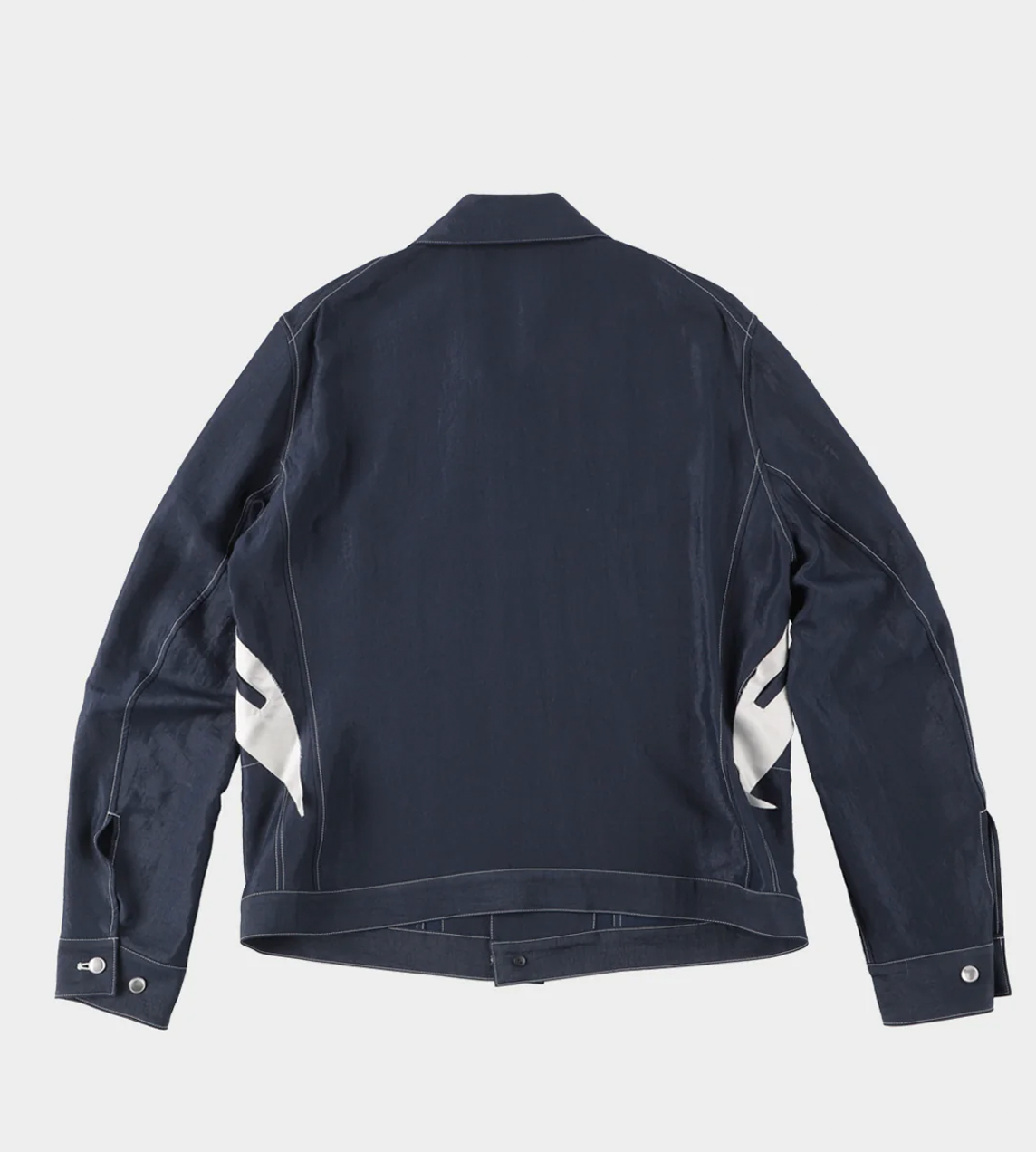 Sulvam - Slim Short Blouson Jacket Navy