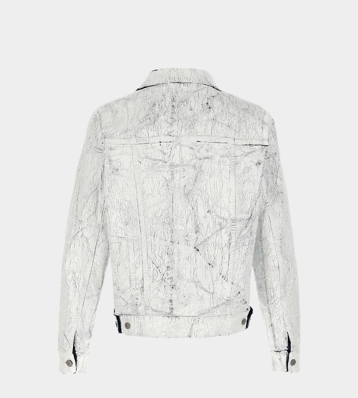  MM6 Maison Margiela - Painted Denim Jacket White