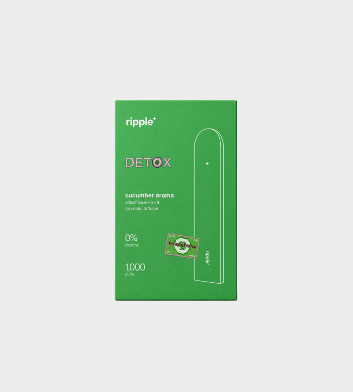 RIPPLE - Plant-Powered puffs Detox/Cucumber