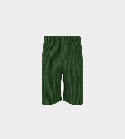 HOMME PLISSE ISSEY MIYAKE - Aug Pleated Shorts Green